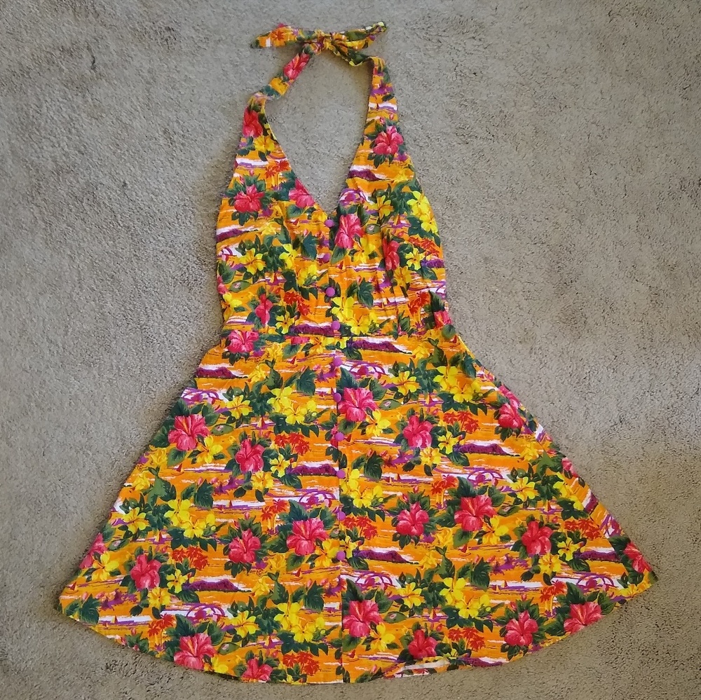 Sourpuss Pinup Halter Dress